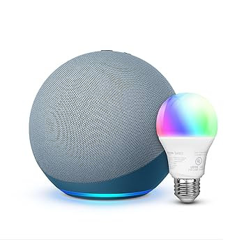 Echo Dot with Amazon Basics Smart Color Bulb | Amazon (US)