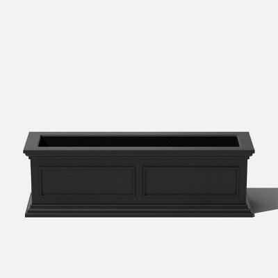 Veradek Brixton Window Box 36" Plastic Planter - Black | Target