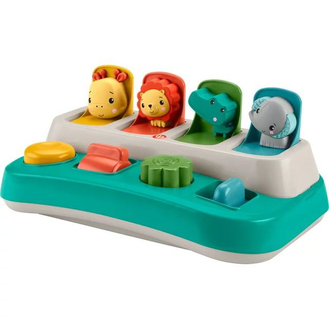 Fisher-Price Busy Buddies Pop-Up Infant Fine Motor Toy for Ages 9+ Months | Walmart (US)