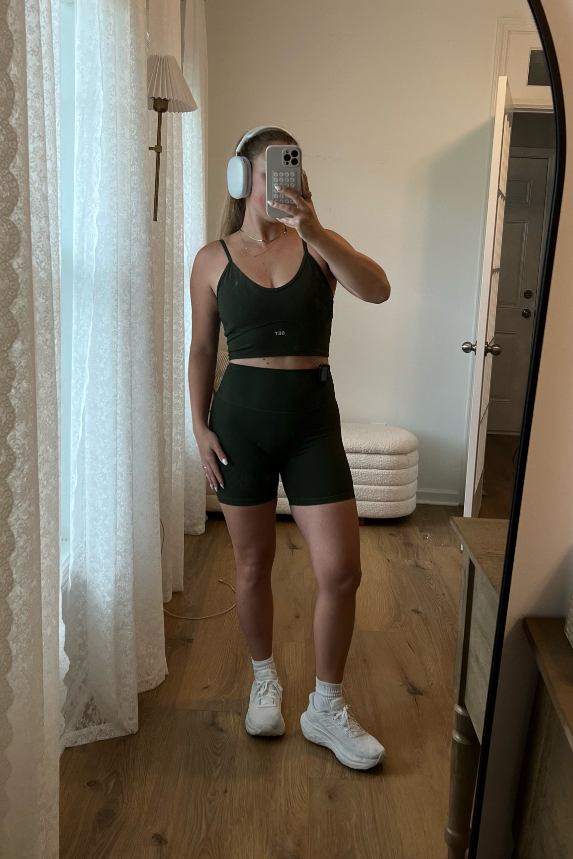 Let’s get out steps in!! Wearing set active 🤍 

#LTKStyleTip #LTKFitness #LTKActive