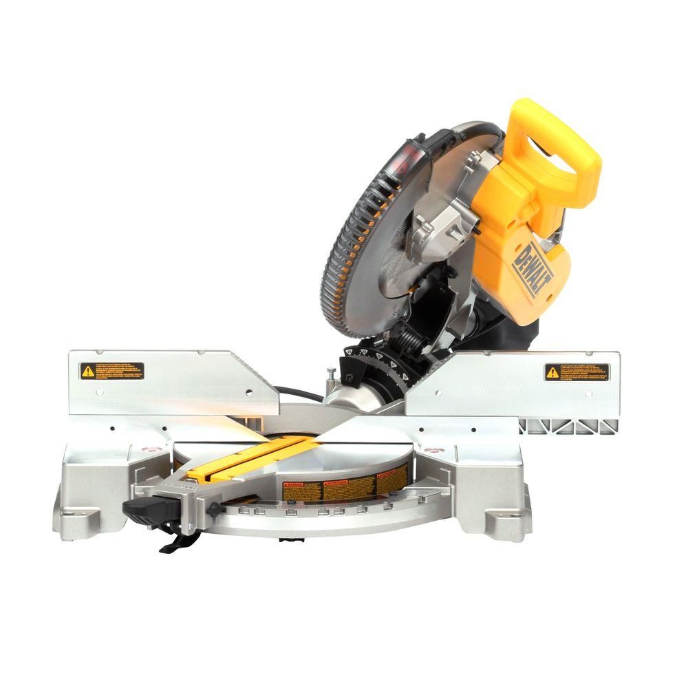 DEWALT 15 Amp 12 in. Double-Bevel Compound Miter Saw-DW716 - The Home Depot | The Home Depot