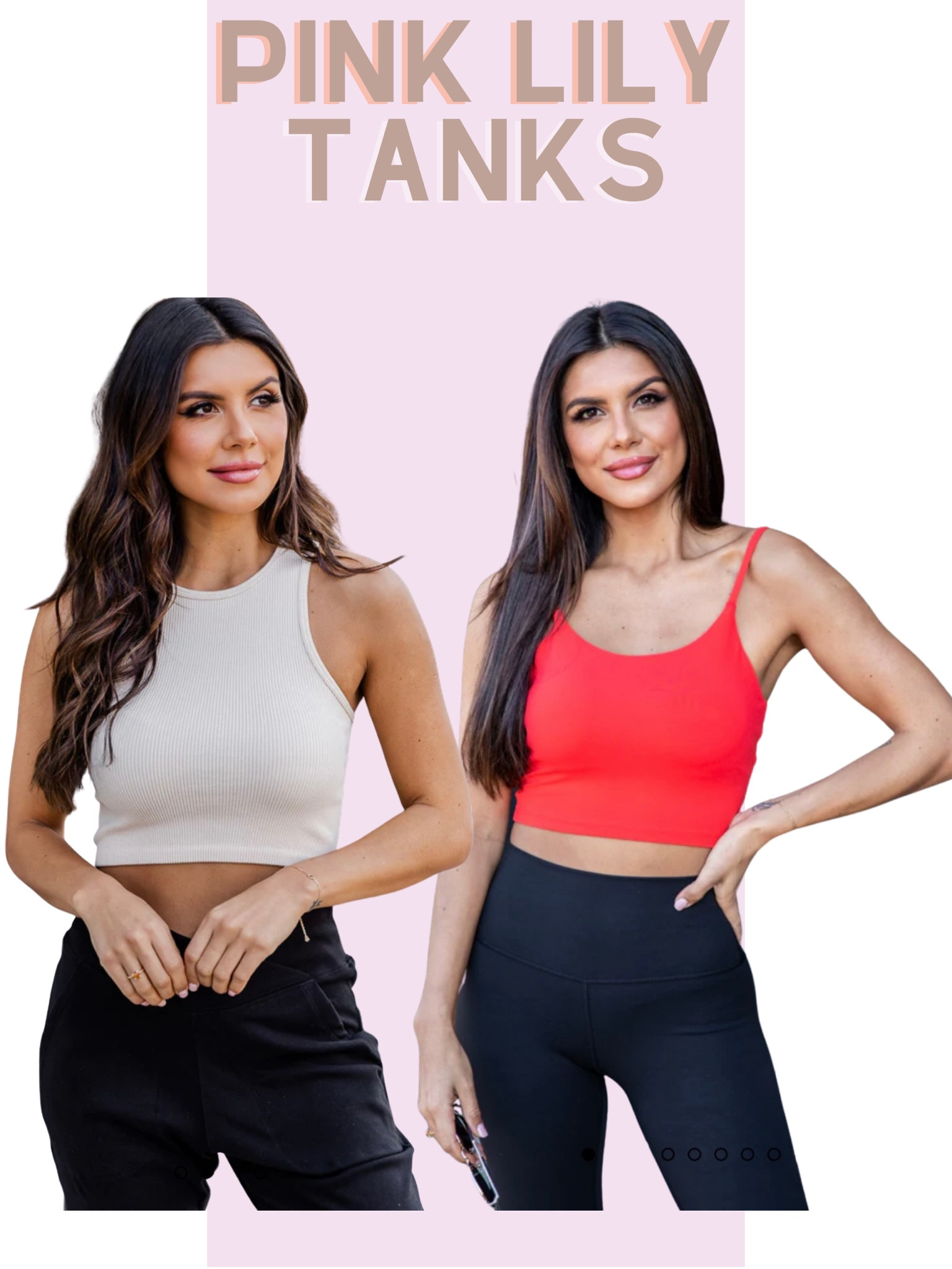 Pink lily, sale items, spring style, tank tops, crop top, spring break, beach vacation, vacation style, resort wear

#LTKFestival #LTKsalealert #LTKtravel