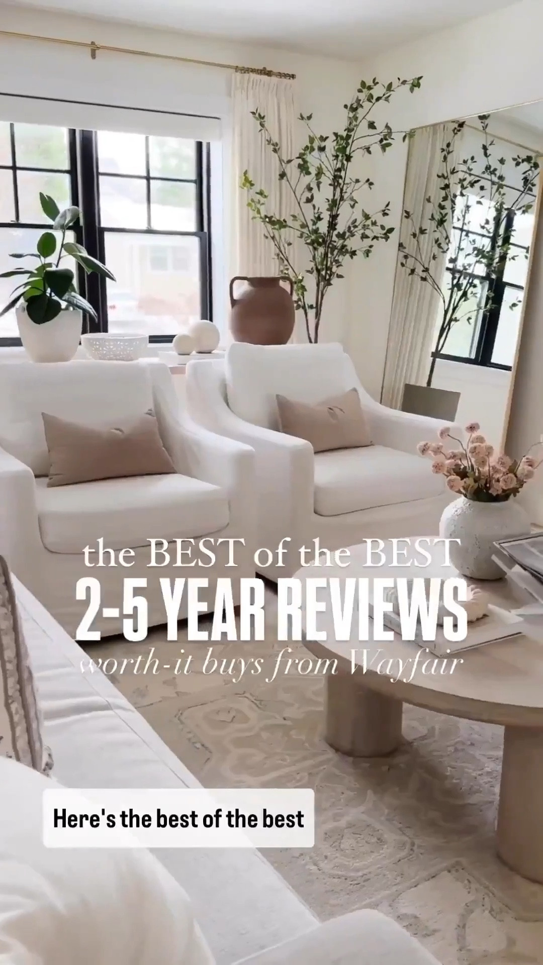 We’ve had our ivory/beige rug for almost 5 years. Soft, durable, the perfect neutral rug. 

Our Tilly bed is my all-time best-seller. It’s Classic, sophisticated, and comes in almost 60 upholstery options. We even bought one for our guest room.

We’ve had this bench for 3 years now. With its cream upholstery and dark brass frame it great for an entryway or end of bed.

My round coffee stable still looks brand new after 2 years and I plan on keeping it for many more.  perfect for coastal or modern spaces 

My  vintage-style vase has been a staple for year. I’m always changing our the stems and moving it around the house.

Our great room rug is the softest, most durable rug and 2. Years later is still Thriving 2 years is still thriving with our busy family of 5. 



#LTKmomlife #LTKHome