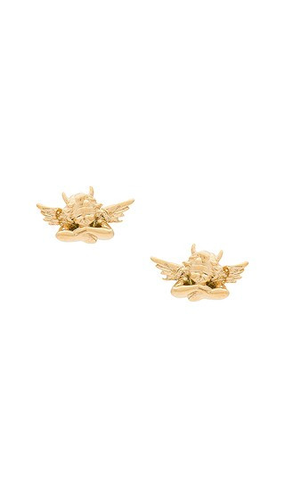 Stud Earrings in Gold | Revolve Clothing (Global)