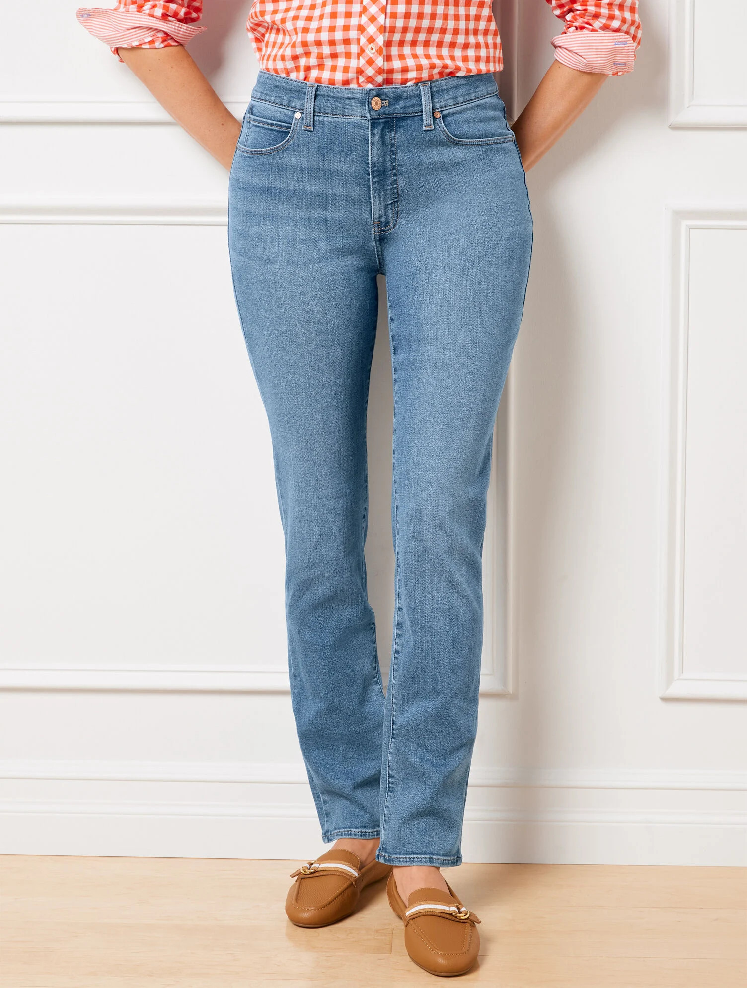 Straight Leg Jeans - Rio Wash | Talbots