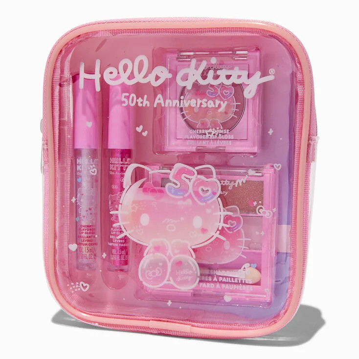 Hello Kitty® 50th Anniversary Claire's Exclusive Makeup Set - 4 Pack | Claire's (UK)