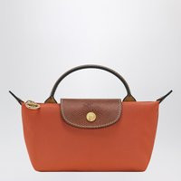 Longchamp Le Pliage Original Brick Coloured Clutch Bag | Balardi (US & Canada)