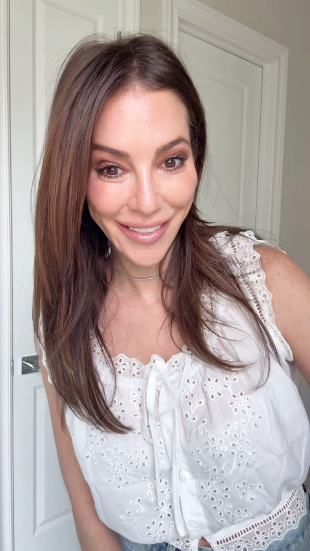 The ultimate white summer top that goes with everything.

#LTKootd #LTKmomlife #LTKOver40