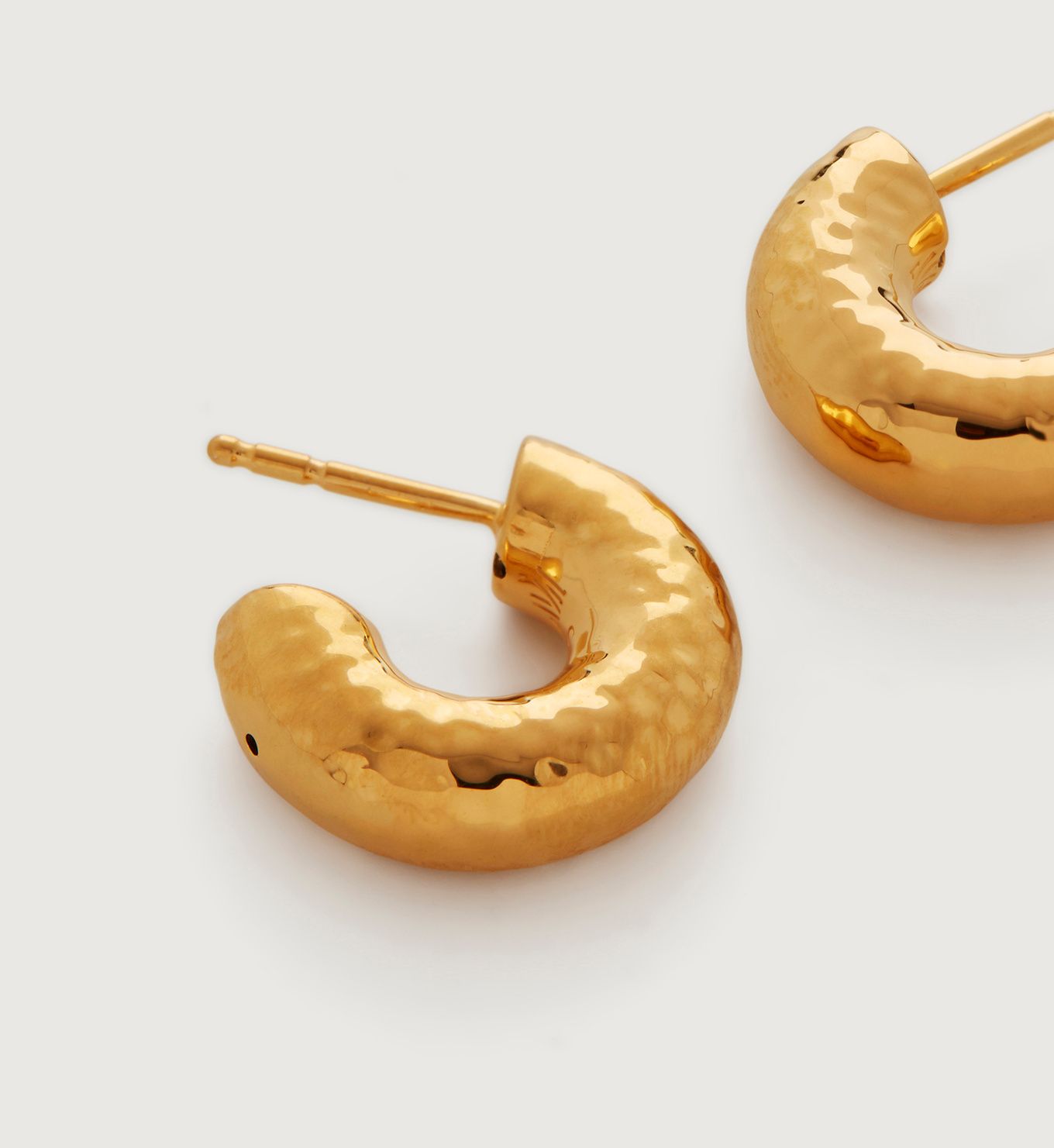 Siren Muse Chunky Small Hoop Earrings | Monica Vinader (US)