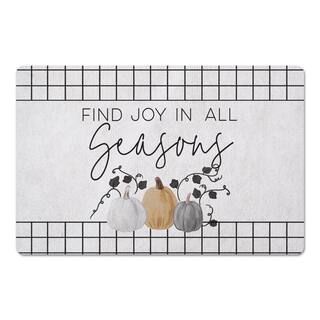 Joy In All Seasons Pumpkin Floor Mat | Michaels Stores