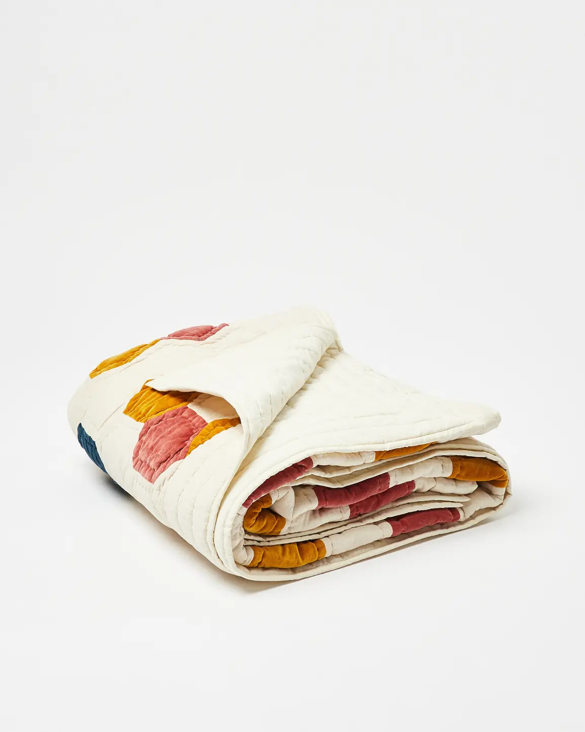 Eshe Patchwork Cotton Bedspread | Oliver Bonas (Global)