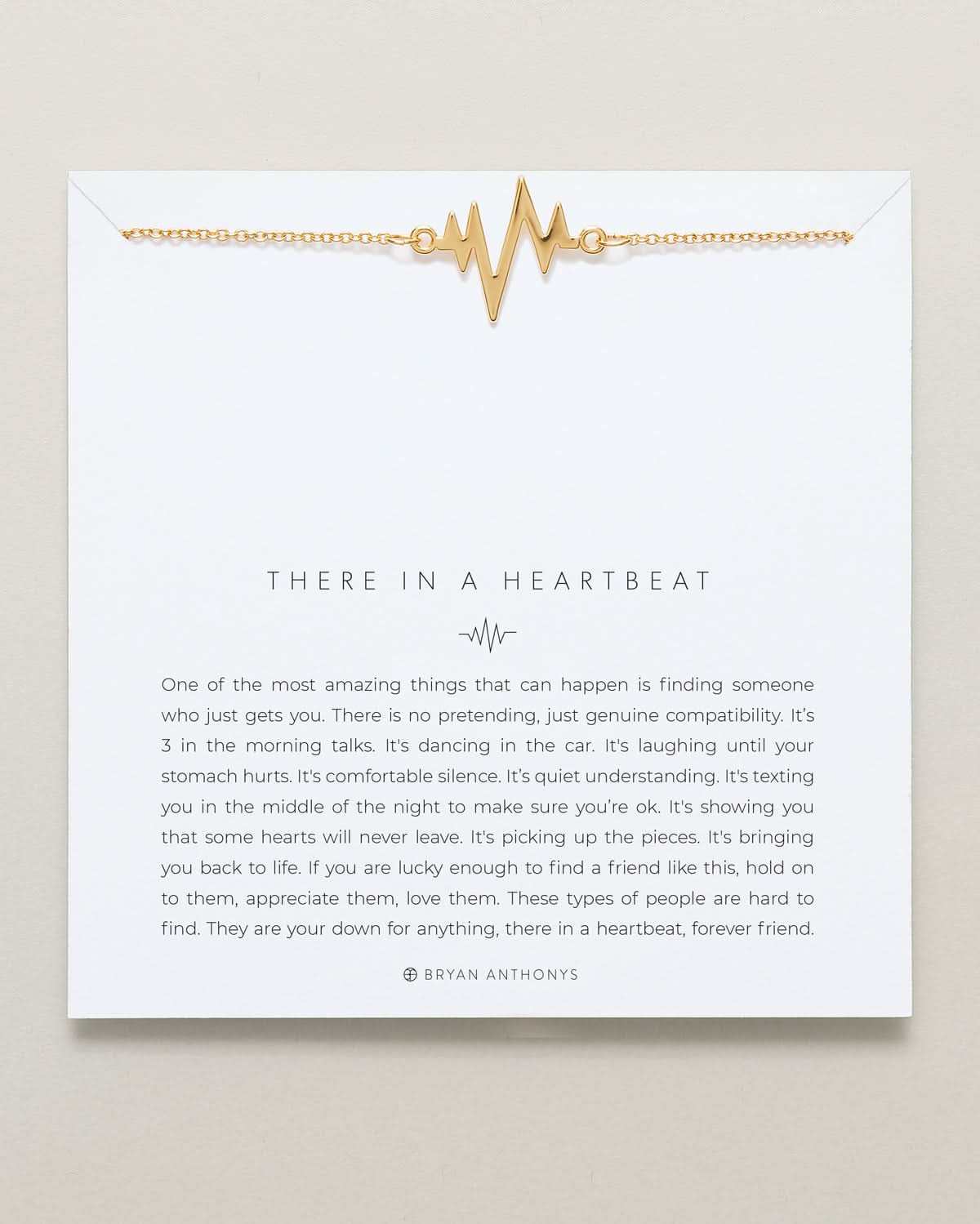 There In A Heartbeat Necklace | Bryan Anthonys
