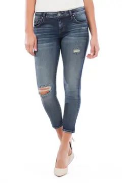 Donna Ripped & Distressed Ankle Skinny Jeans | Nordstrom