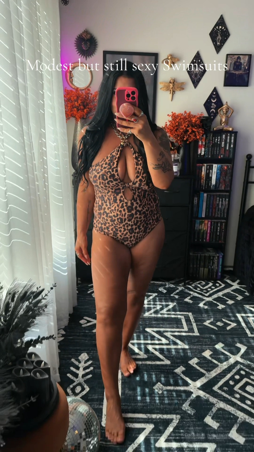 I am wearing a size large in all suits & cover up.

#LTKSwim #LTKMidsize #LTKOver40