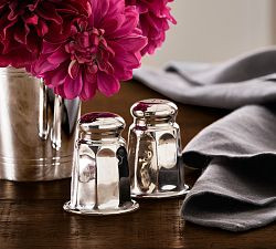 Heritage Silver Salt &amp; Pepper Shakers | Pottery Barn (US)