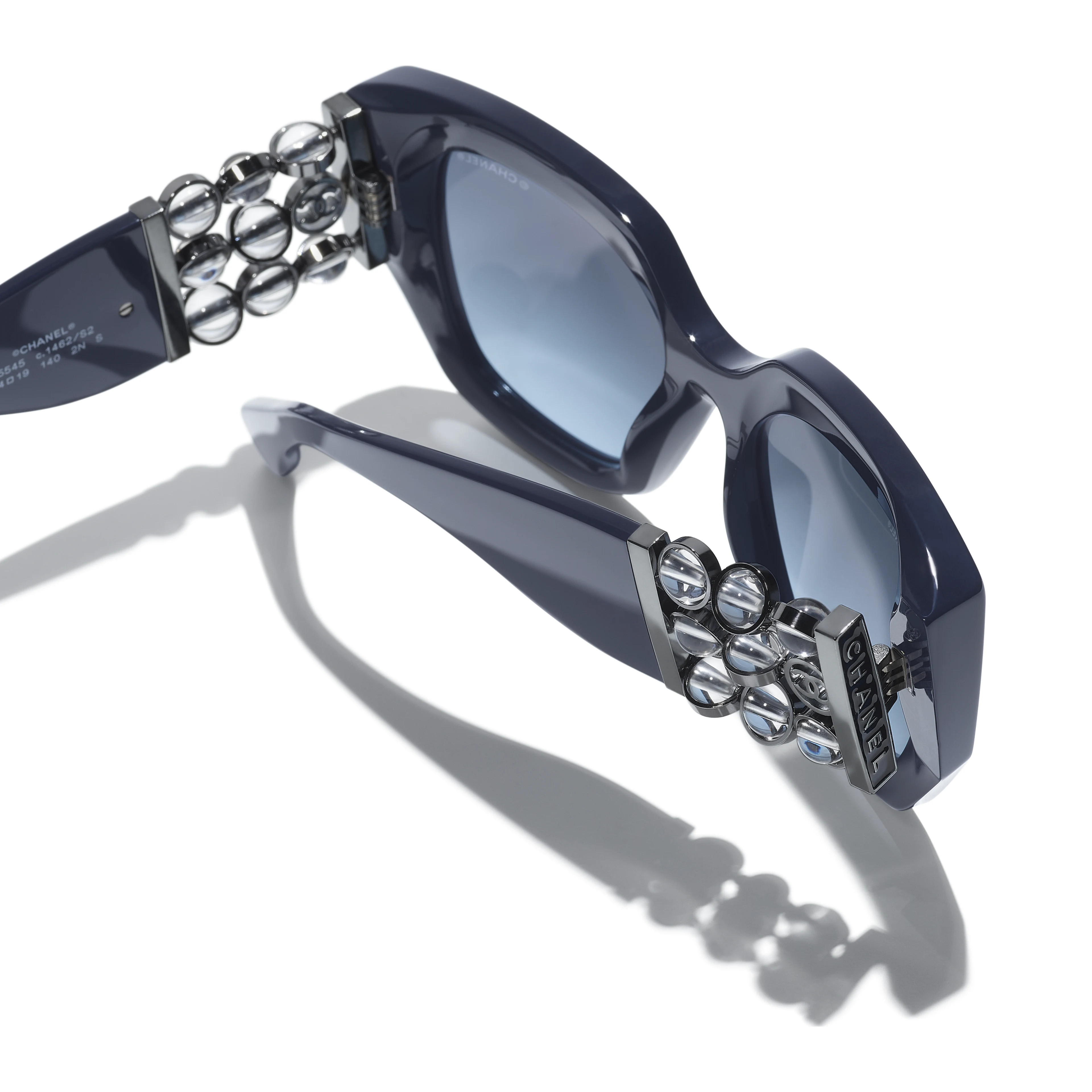 CHANEL Sunglasses: Butterfly Sunglasses, acetate & glass pearls — Fashion | CHANEL | Chanel, Inc. (US)