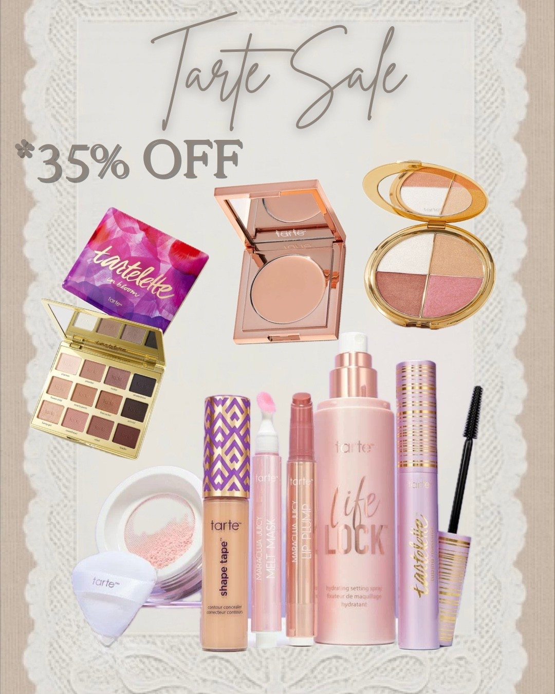 Huge news, beauties! Your Tarte favorites are officially on major sale.💄

Whether you’re restocking your "holy grail" or finally trying that viral lip plump, now is the time to grab them for 35% off plus FREE shipping! 📦💖

#TarteCosmetics #TarteSale #MakeupDeals #LTKbeauty #SaleAlert

#LTKSaleAlert #LTKSpringSale #LTKBeauty