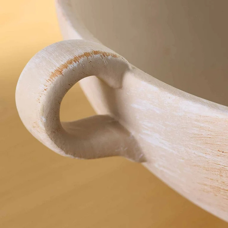 Better Homes & Gardens 9.75" Ceramic Low Stone Distressed Bowl, Taupe | Walmart (US)