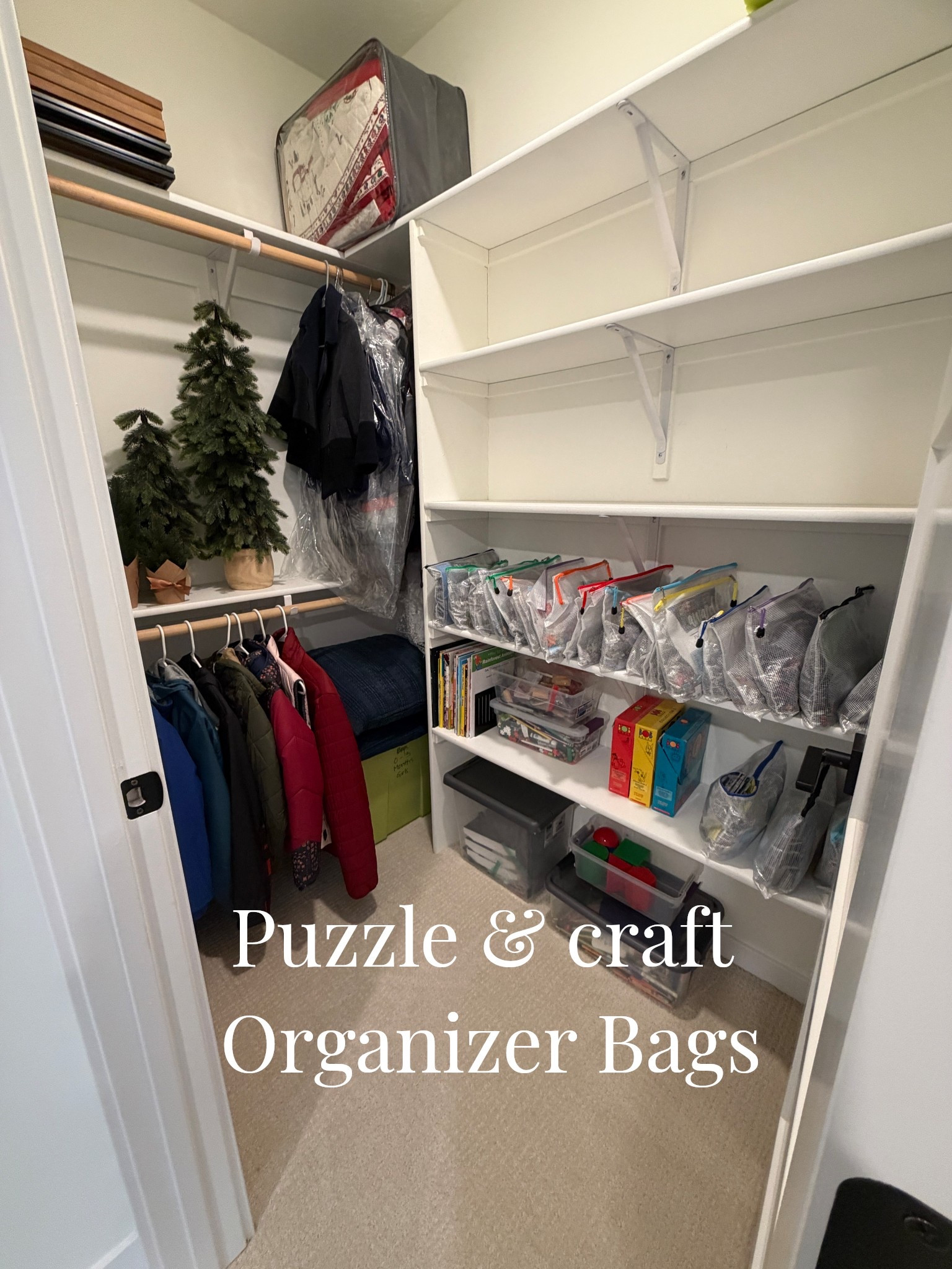 Puzzle & craft organizer bags! 

#LTKmomlife #LTKKids #LTKHome