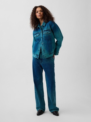 Gap × HFR Oversized Icon Denim Jacket by IGDALYAH | Gap (US)