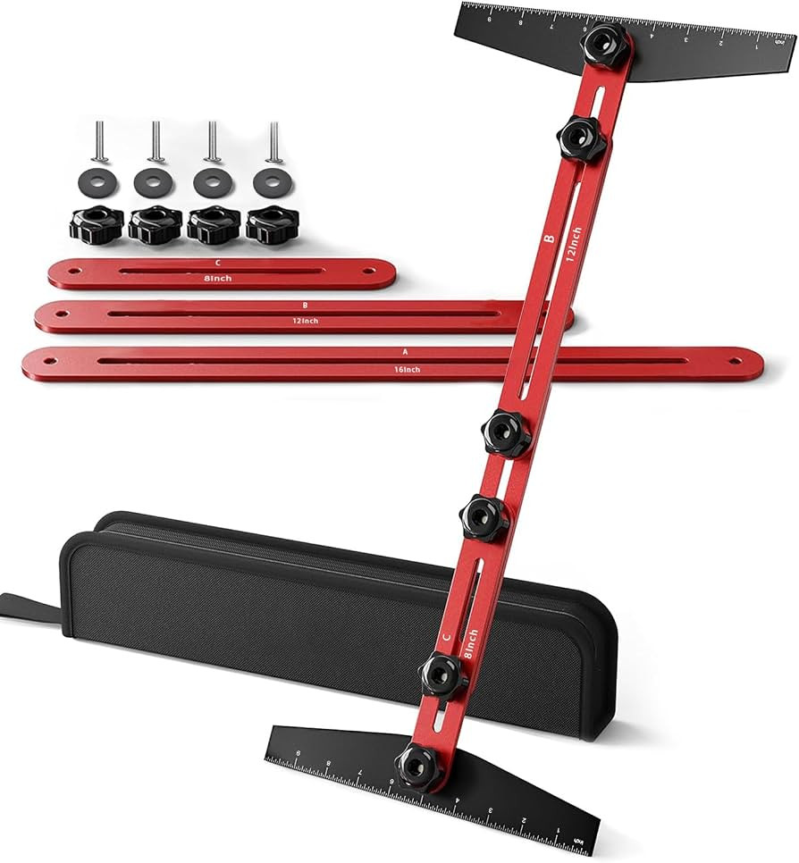 AXIUM Stair Tread Template Tool Adjustable 10.5" to 60.5" Stair Gauge Jig | Amazon (US)