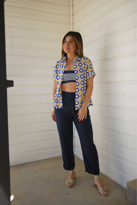 Favorite linen pants of the moment! They are so comfortable and chic! 
Top and bikini top size 2
Pants size 2
Biden clothing, Boden, linen pants, linen shirt, summer outfit

#LTKFindsUnder100 #LTKFindsUnder50 #LTKStyleTip