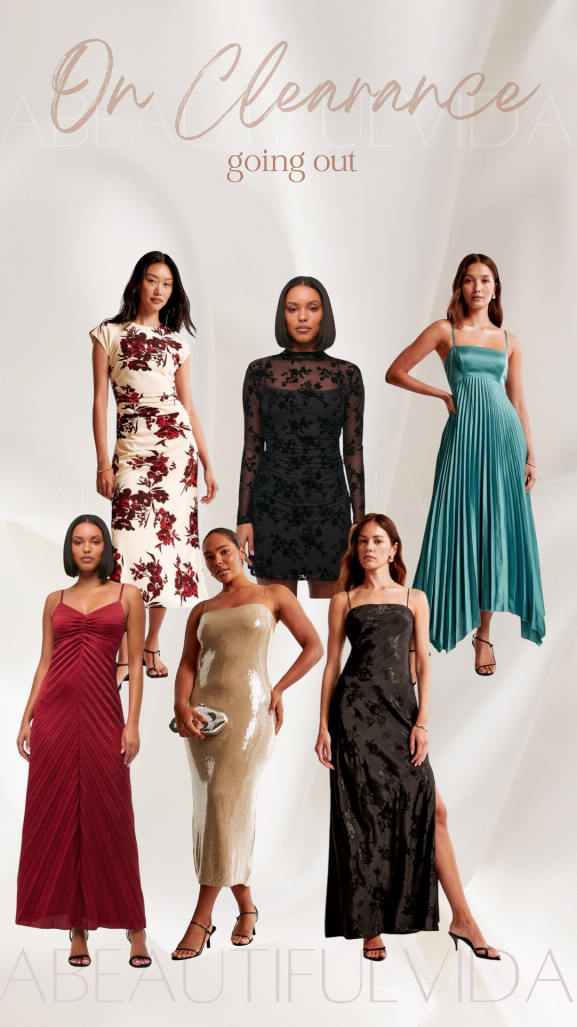 Dresses for a special occasion on clearance! 💃🏻

Strapless, straps, pleated, wedding guest, date night outfit, romantic, lace, little black dress, floral, anniversary, maxi, midi, mini, midsize, petite 