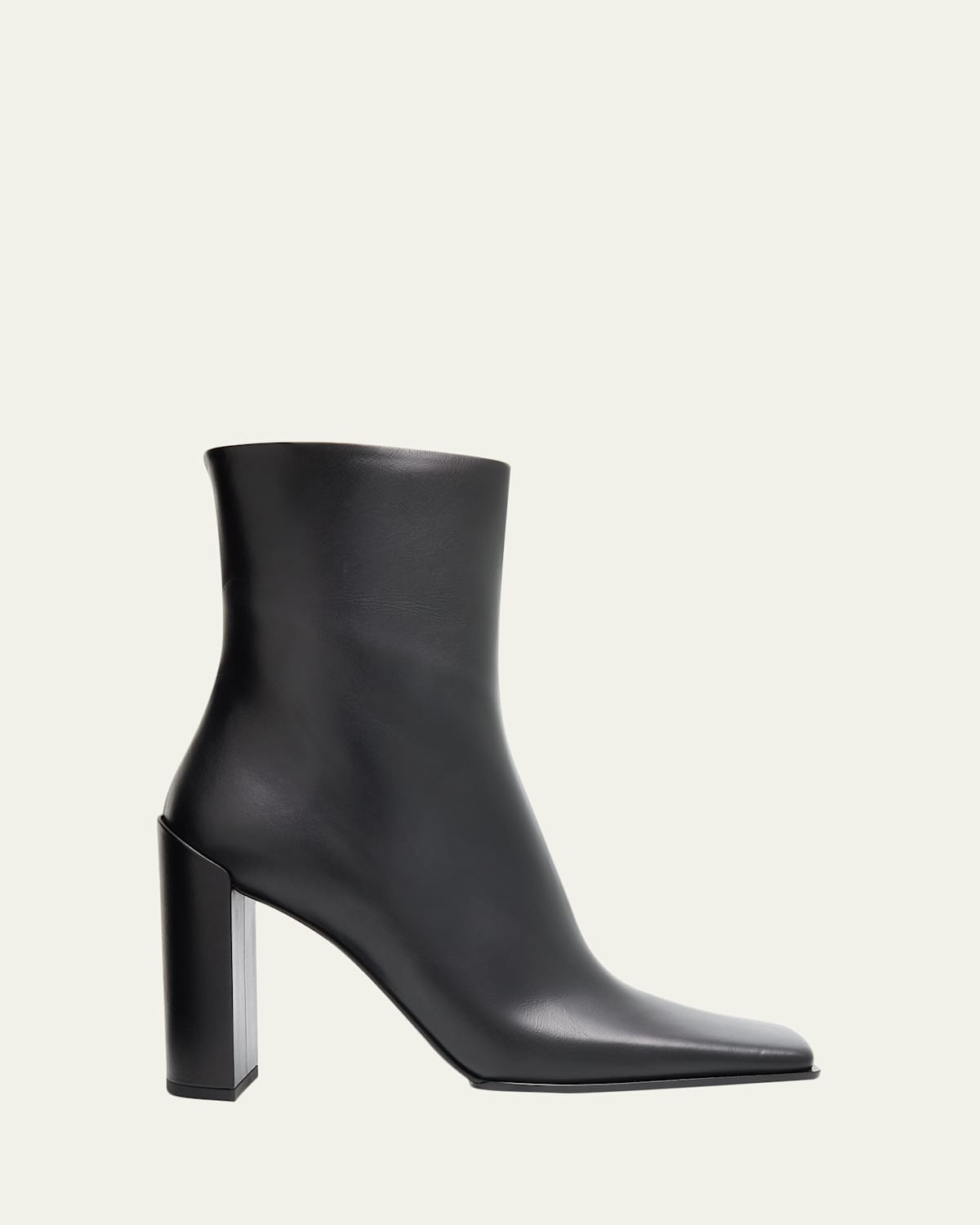 Square Calfskin Leather Ankle Boots | Bergdorf Goodman