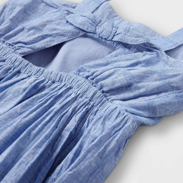 Girls' Tie-Back Sleeveless Woven Dress - Cat & Jack™ | Target