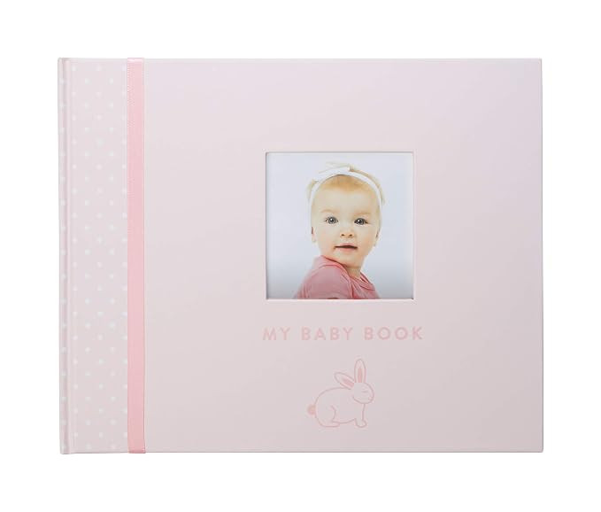 Pearhead Baby Girl Memory Book, First 5 Years Keepsake, Included Clean-Touch Baby Ink Pad For Bab... | Amazon (US)