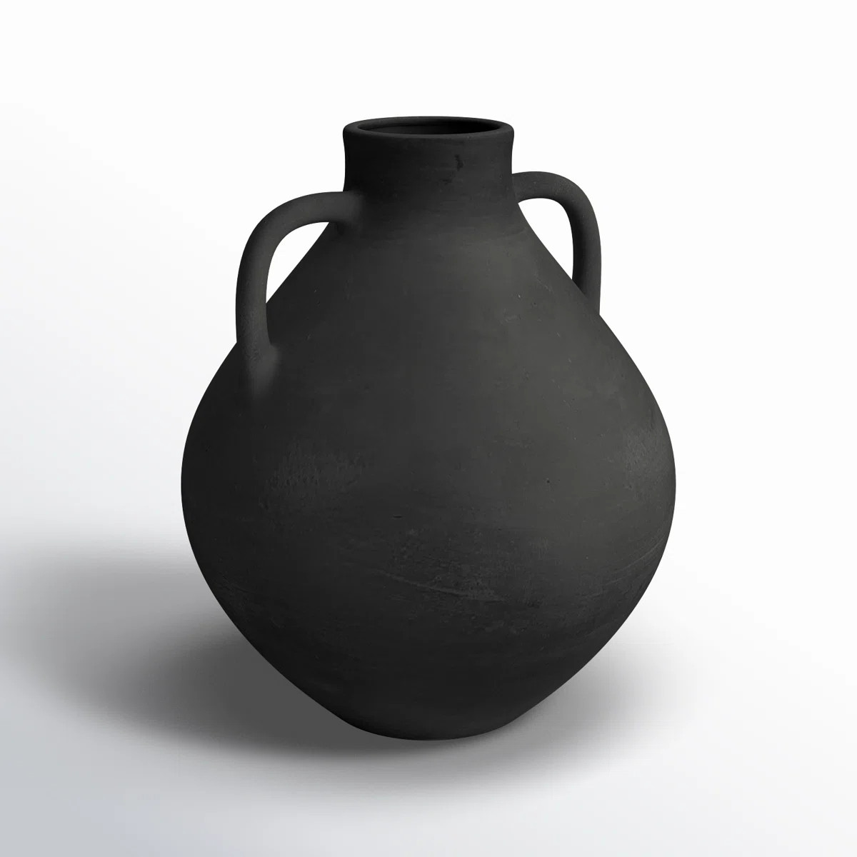 Paper Mache Vase Eco Mix White H 13.6" & Dia 11.8" | AllModern