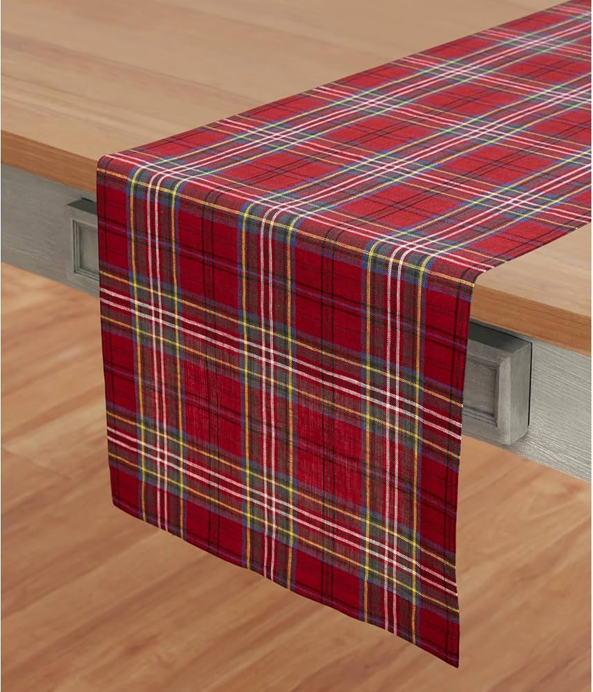 Solino Home Linen Christmas Table Runner 120 inches Long – 100% Pure Linen 14 x 120 Inch Extra ... | Amazon (US)