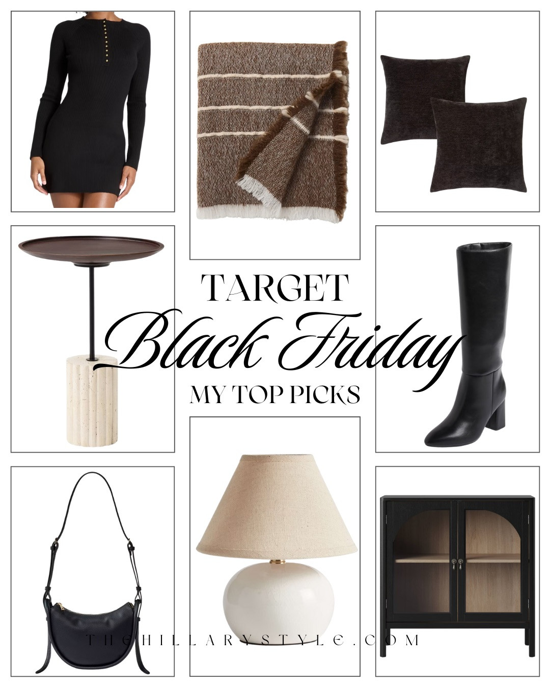 TARGET BLACK FRIDAY — MY TOP PICKS! Elevated finds that blend style, warmth, and modern design. Chic wardrobe staples, luxe winter textures, sculptural lighting, and timeless home accents — each piece feels high-end and perfect for gifting or refreshing your space this season. 

 #Amazon #TheHillaryStyle #TargetFinds #TargetBlackFriday #HolidayStyle #NeutralHomeDecor #WinterFashion #ElevatedEssentials #ModernDesign #CozySeason #LTKCyberWeek #LTKOver40 #LTKSaleAlert