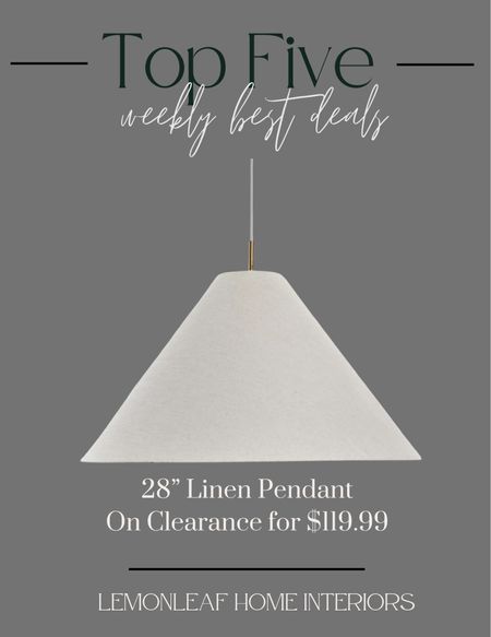 Gorgeous pendant light with linen shade now on clearance! 
Kitchen lighting 
kitchen pendant 
ceiling light
Crate and barrel 





#LTKsalealert #LTKhome #LTKfindsunder100