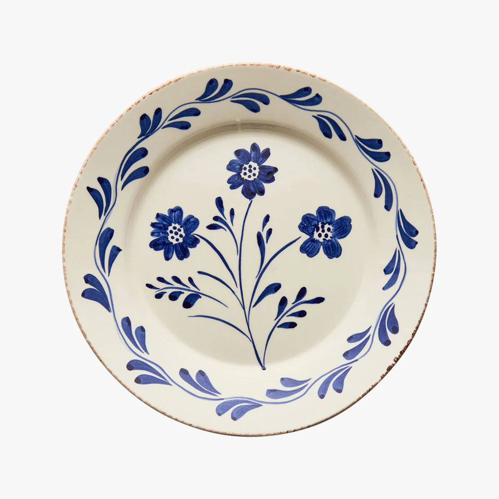Casa Nuno Blue Flower Plate | Dear Keaton