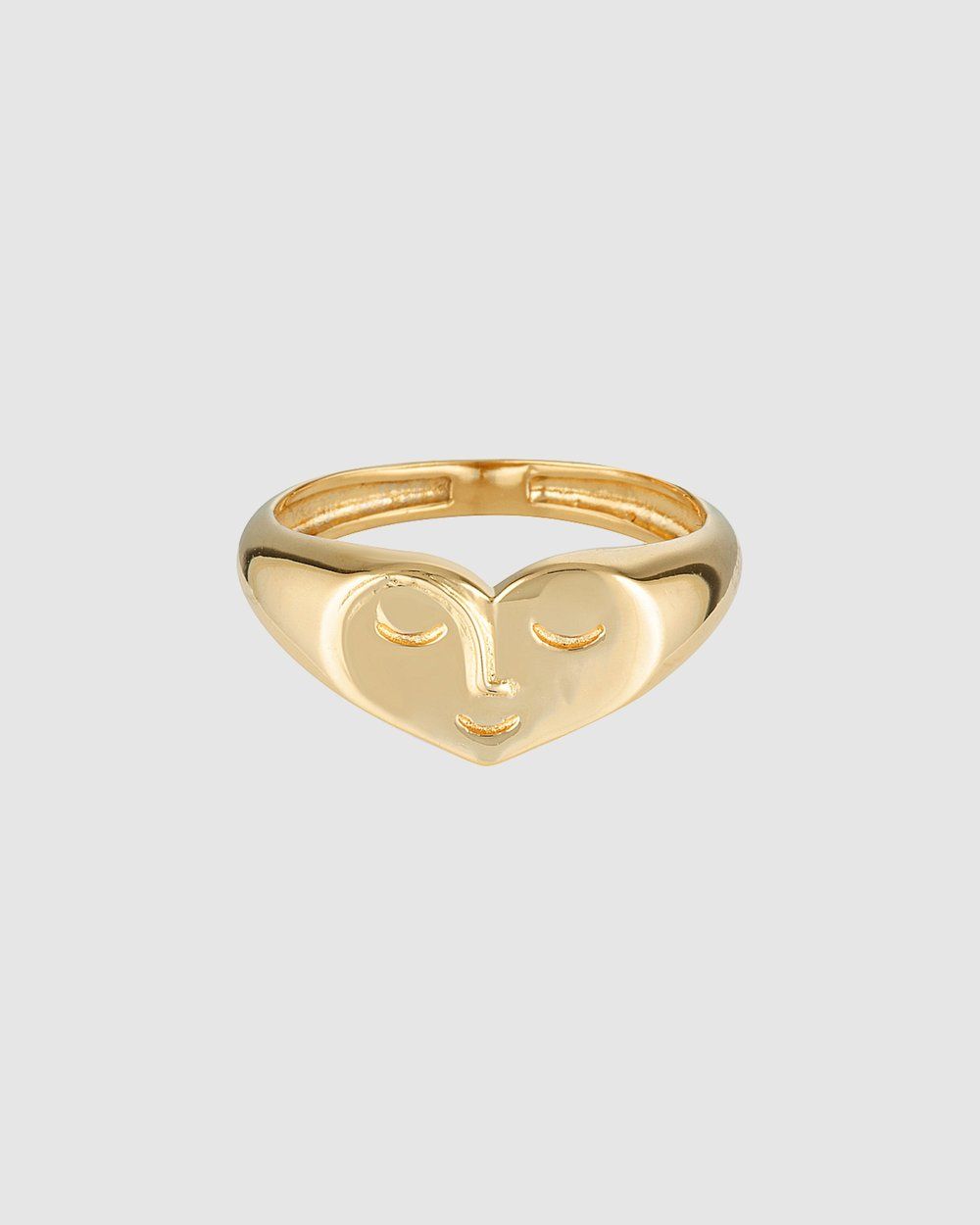 Gold Heart Ring | THE ICONIC (AU & NZ)