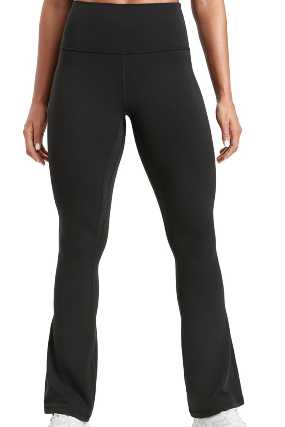 Mini flare yoga pants - bump friendly & short option!!
