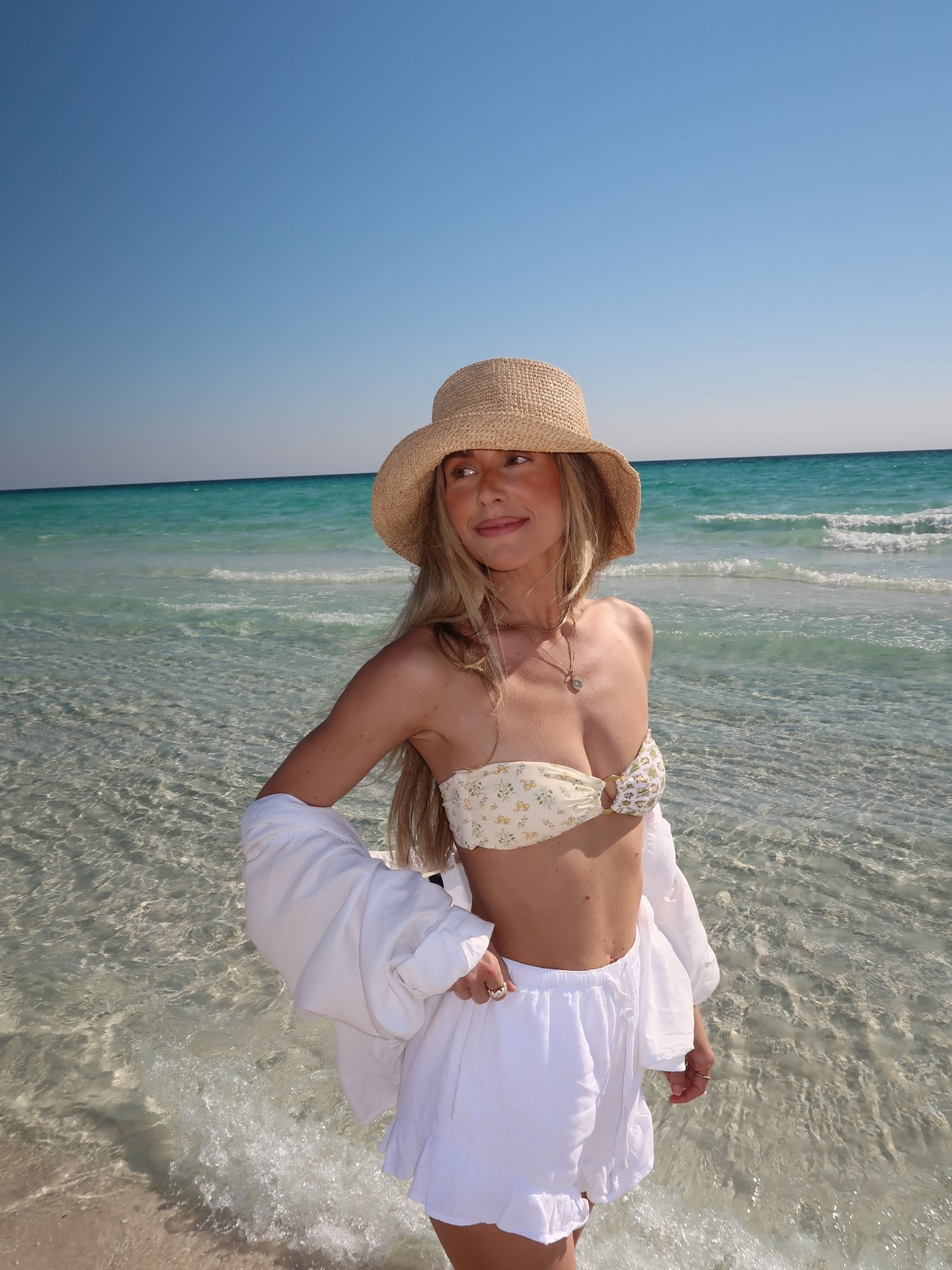 sunday of my dreams in 30a ☁️🐚🌊 size xs in my bikini & xxs in the ruffle shorts! I linked Banksy’s swim outfit too! 

#LTKootd #LTKdayinmylife #LTKSwim