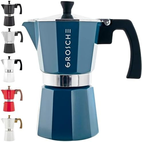 GROSCHE Milano Moka Pot | Stovetop Espresso Percolator & Coffee Maker – Portable, Ideal for Hom... | Amazon (US)