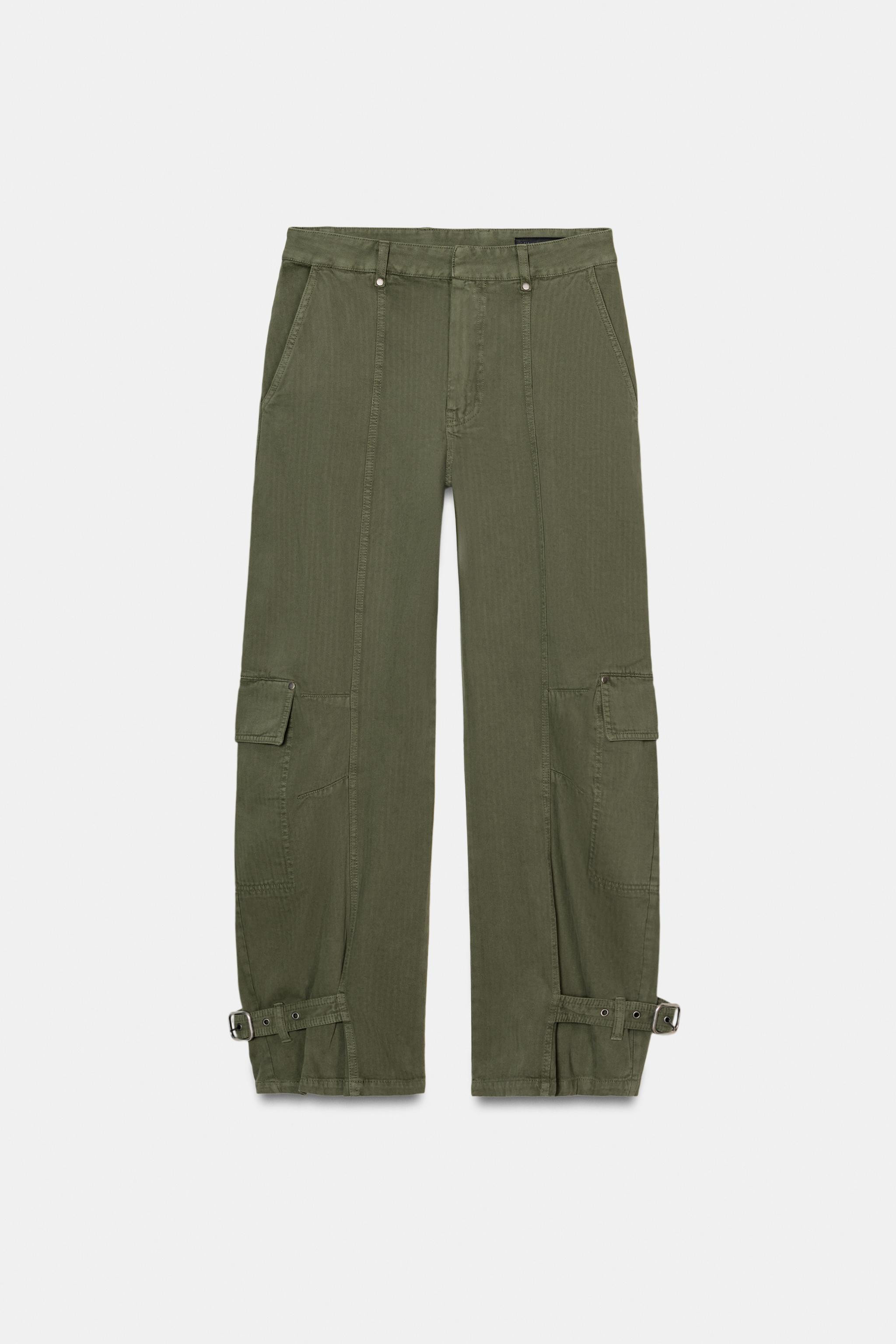 ZW COLLECTION BARREL CARGO TROUSERS | Zara US
