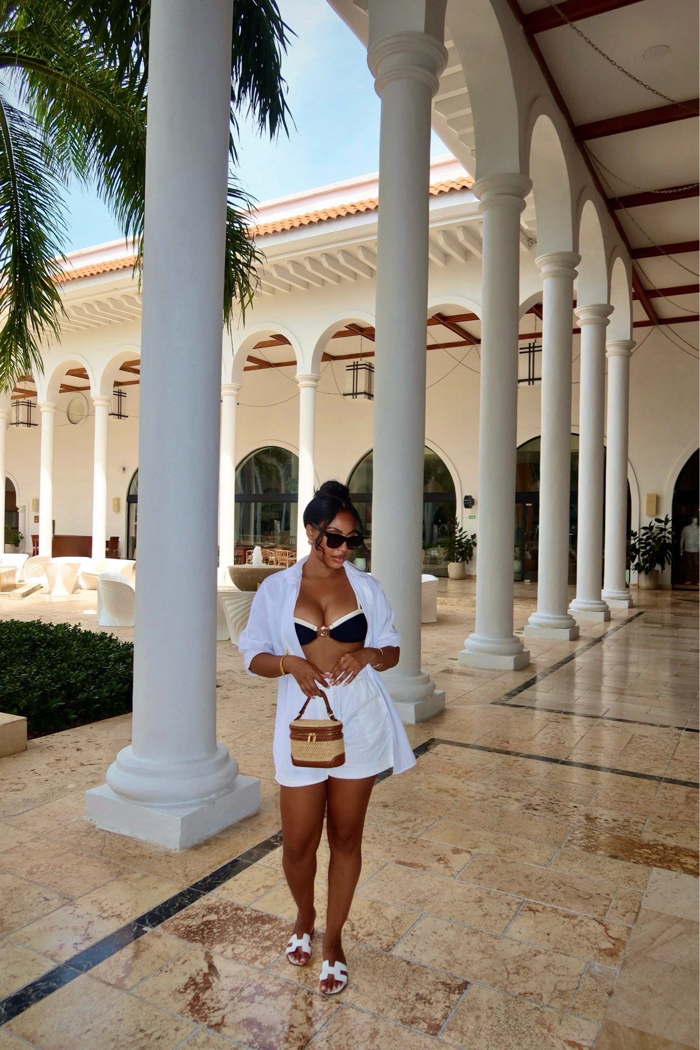 Old money style Bikini, yes please 🤌🏾

#LTKootd #LTKTravel #LTKSwim
