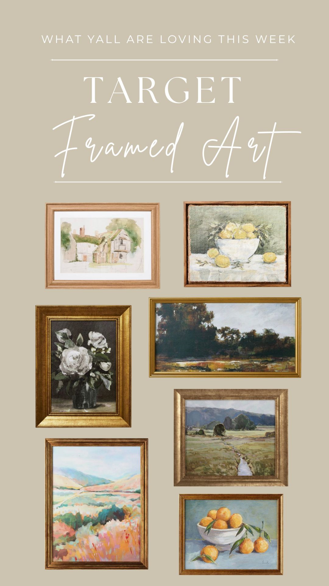 Okay but Target framed art is always such a win. So many beautiful prints and frames that instantly make a wall feel finished—without the custom price. Whether you’re filling a blank space, layering on shelves, or starting a gallery wall, it’s the easiest way to add personality and polish to a room. ✨

• • Target framed art, wall decor, gallery wall, shelf styling, neutral art, affordable home decor, wall styling, home refresh, chic home finds

 

#LTKHome