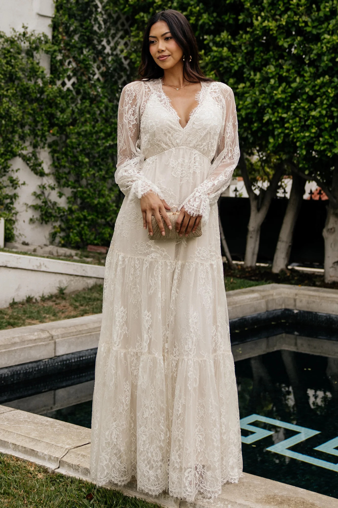 Gloria Lace Maxi Dress \u2014 Vintage Cream | Baltic Born | Baltic Born