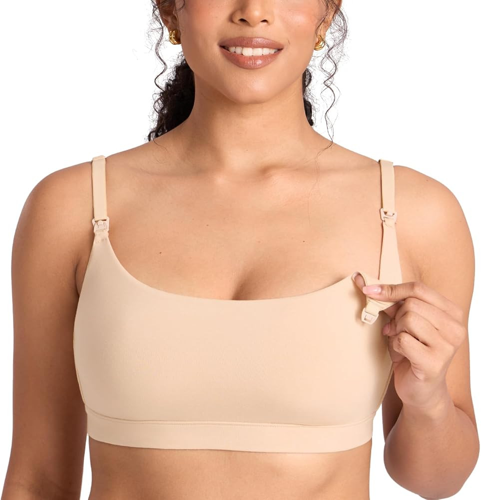 MOMANDA Cotton Nursing Bras for Breastfeeding | Amazon (US)