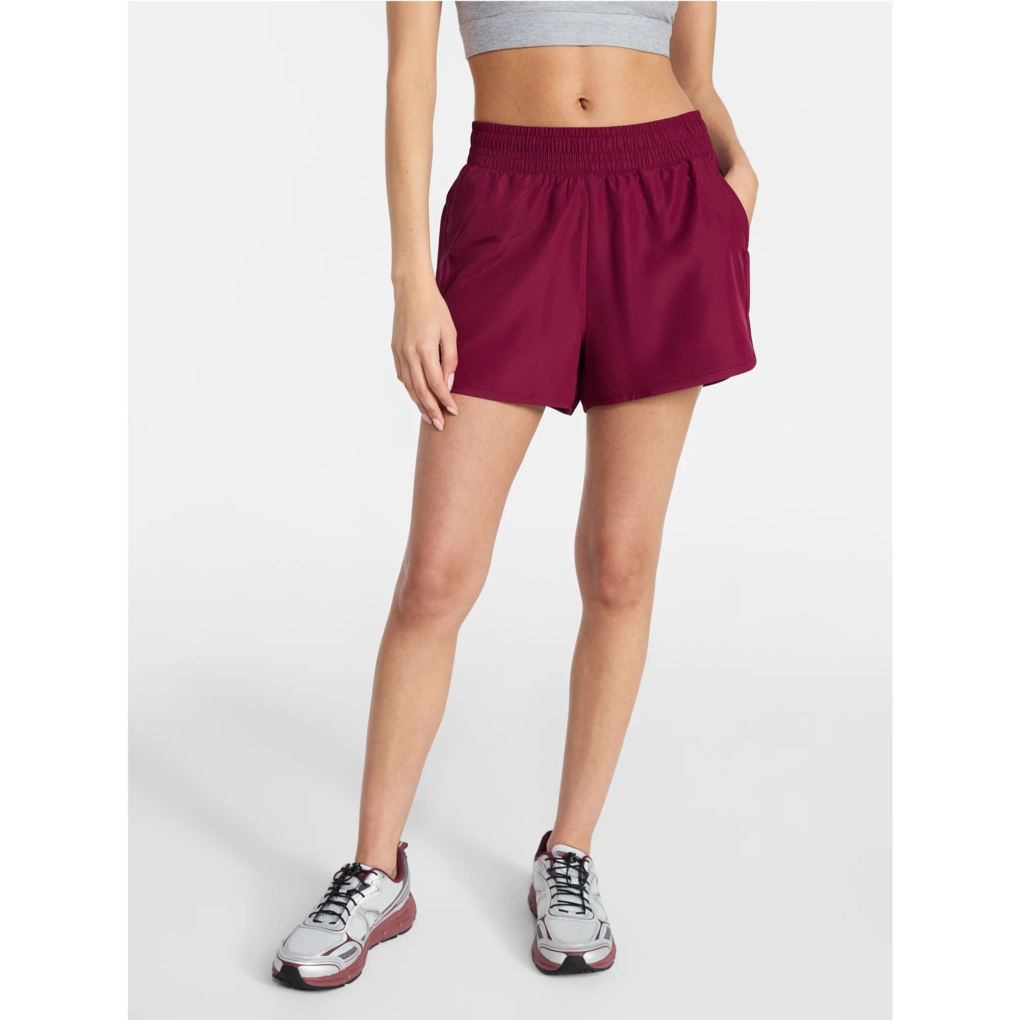 Athletic Works Women's and Women's Plus Core Running Shorts, Sizes XS-4X | Walmart (US)