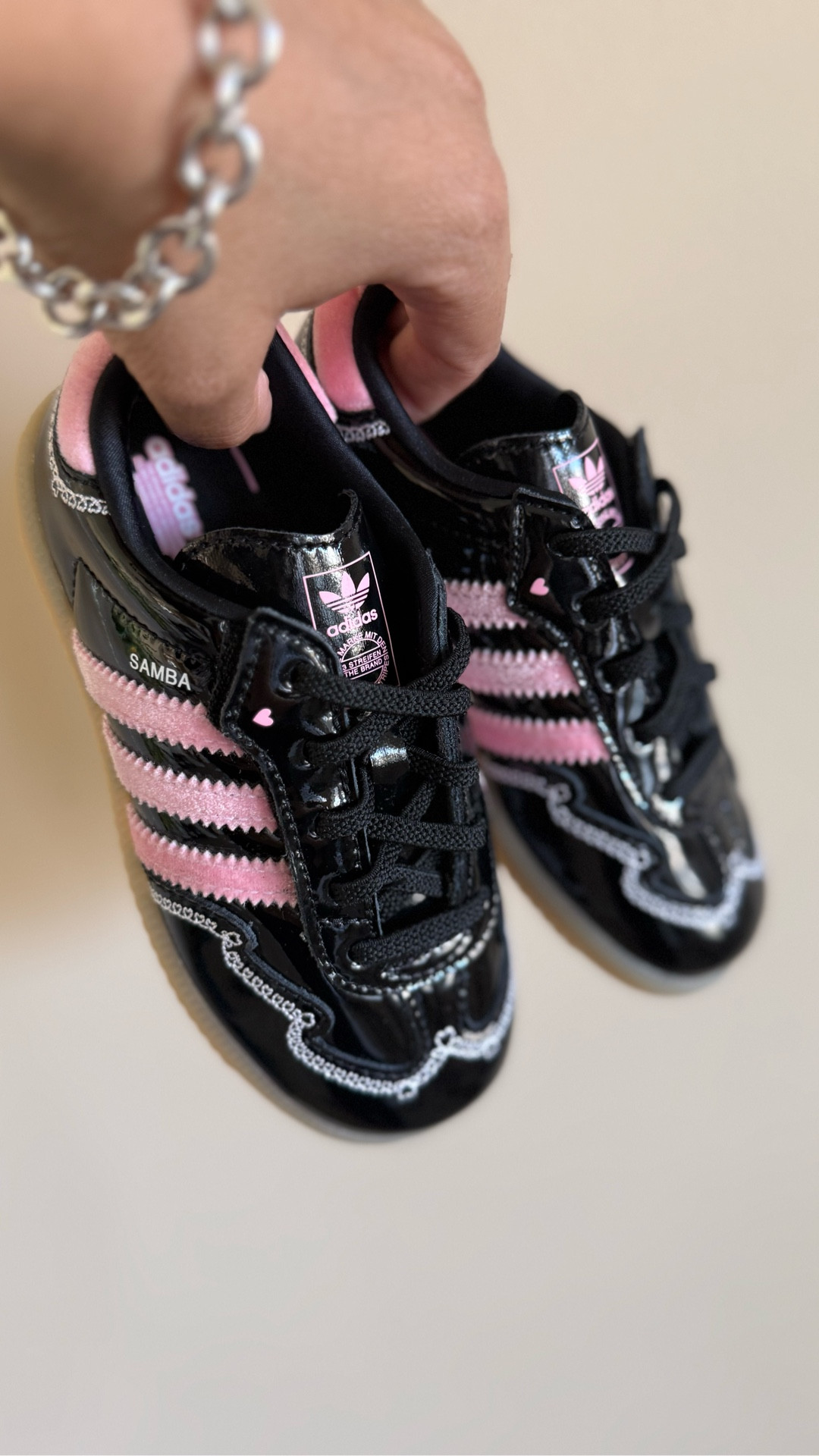 I love Sambas and now baby girl has a pair too. How cute are these?!

#LTKKids