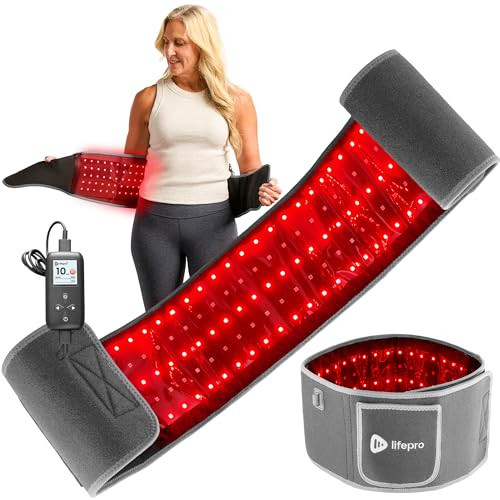 Lifepro Red Light Therapy Belt – Infrared Red Light Therapy for Body, Back and Shoulder - 660nm & 850nm Near Infrared Heating Pad – Adjustable & Portable for Wellness & Relaxation | Amazon (US)