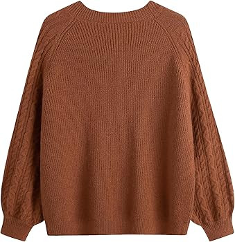 GABERLY Button Down Thickened Sweaters V Neck Open Front Loose Oversized Cardigans Knit Outwear f... | Amazon (US)