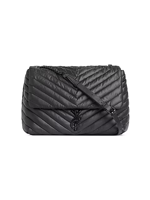Jumbo Edie Quilted Nylon Shoulder Bag | Saks Fifth Avenue