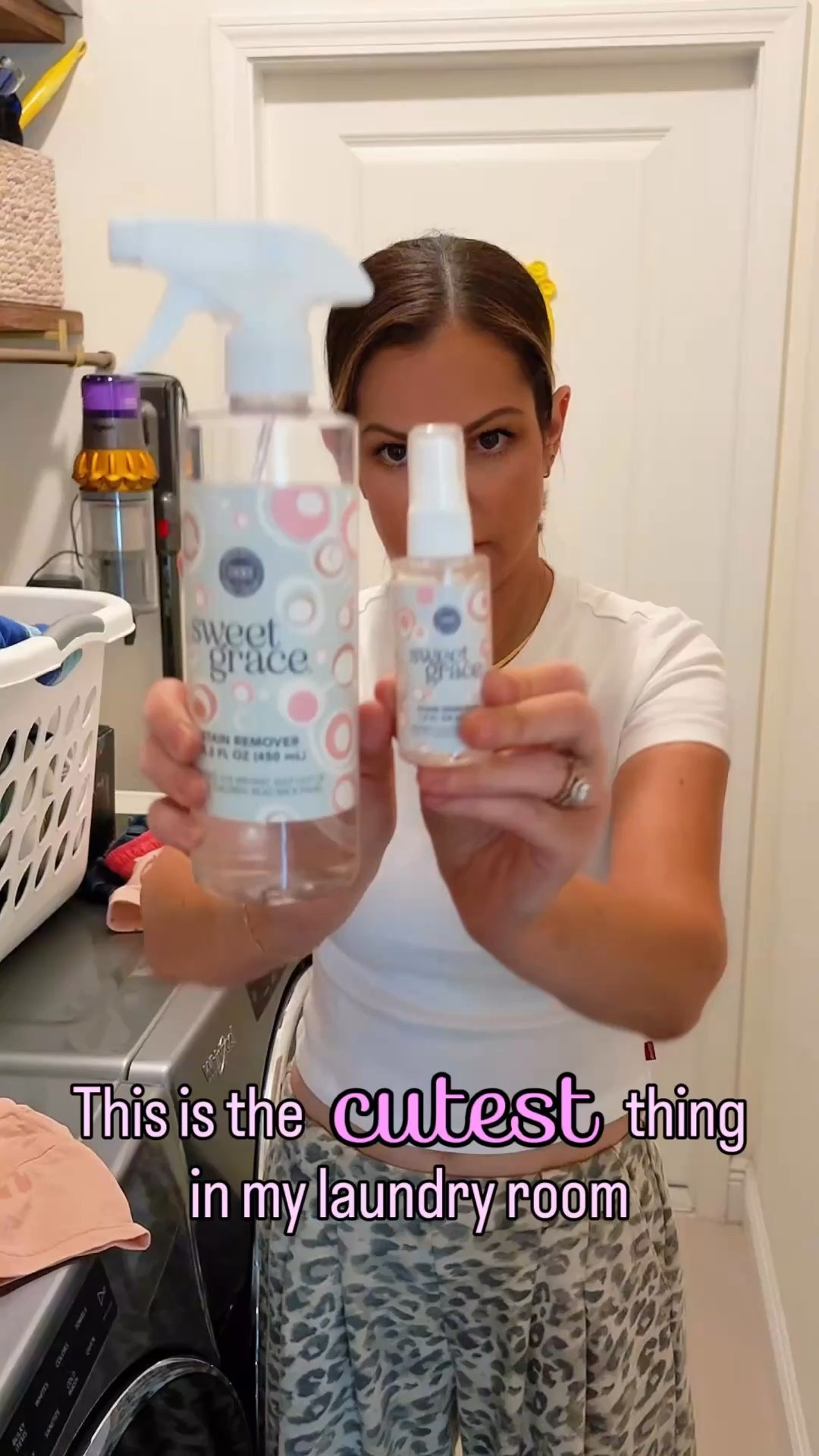 If you’re a mom, you already know… stains are just part of the outfit at this point 😅

I tried the NEW Sweet Grace Stain Remover on Ella’s grape juice + mustard shirt and I’m honestly impressed. I just wet the stain, sprayed it, rubbed it in, threw it in the wash and it came out completely clean.

But the real reason I’m obsessed? The smell.
It makes the entire laundry room and whole load smell SO good. My husband literally asked what perfume I was wearing… it was my laundry 😂

They have a full size for the laundry room and a travel size for diaper bags/purses for on-the-go messes (which we all know happen daily).

#sweetgrace #stainremover #laundryday

#LTKKids #LTKmomlife #LTKHome